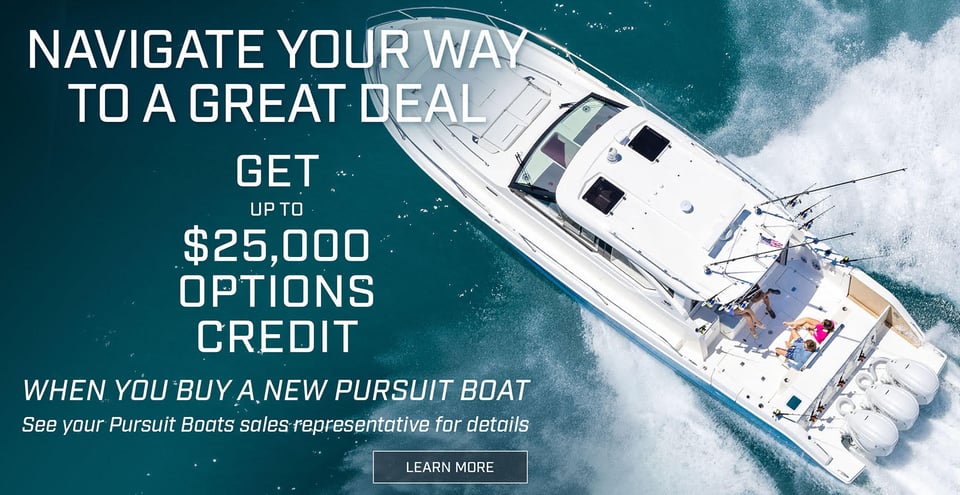 Navigate your way to a great deal get up to $25,000 Options Credit when you buy a new Pursuit