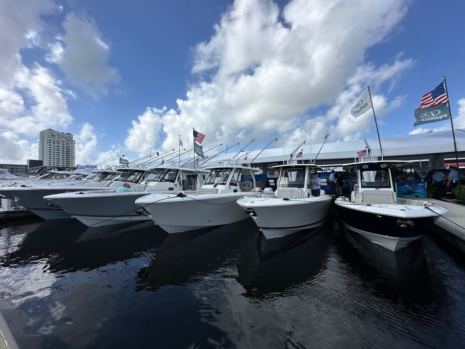 Pursuit Boats on Display at FLIBS