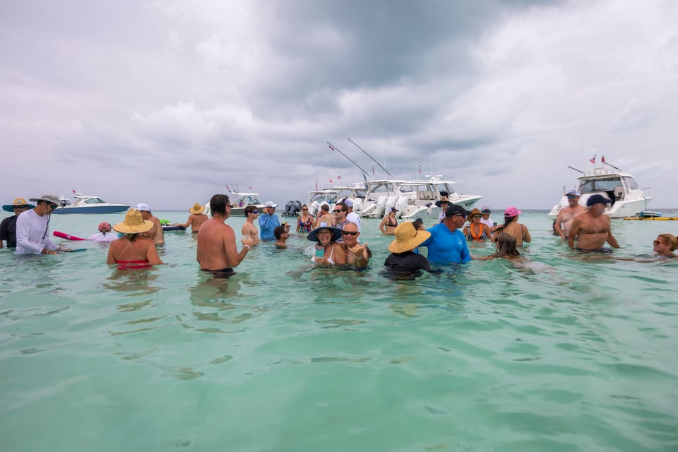 Milt & Debbie at the Pursuit Rendezvous in the Bahamas