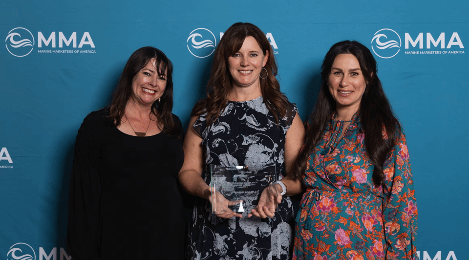 Pursuit Marketing Department Accepts MMA Neptune Award