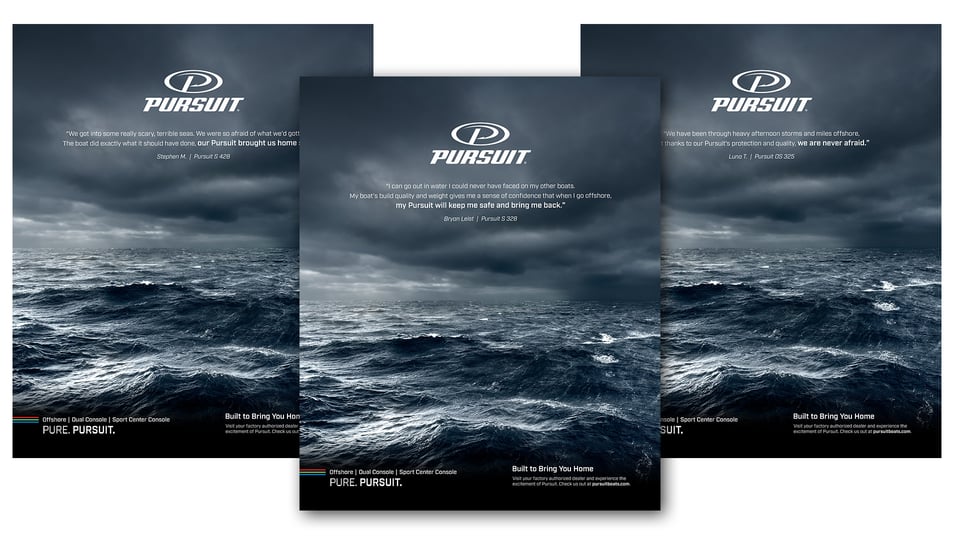 Images from the Confidence When It Matters Most Ad Campaign