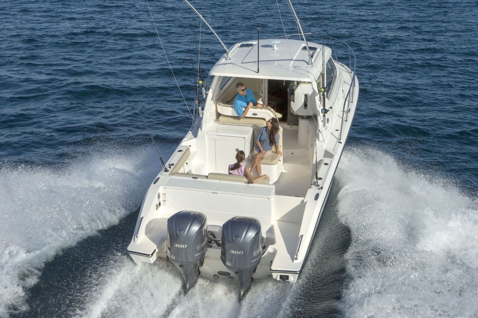Unlike some other offshore fishing boats, Pursuit offers various warranties on its hulls.